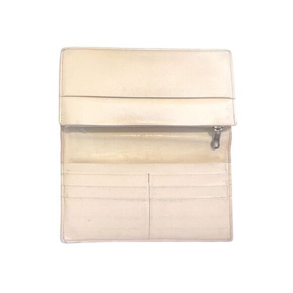 AUTHENTIC GOYARD PARIS Richelieu Bone Monogram Motif Print Long Flap Wallet - Picture 11 of 16